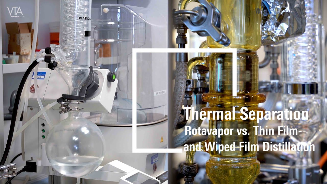 Thin Film Distillation vs. Rotary Evaporation