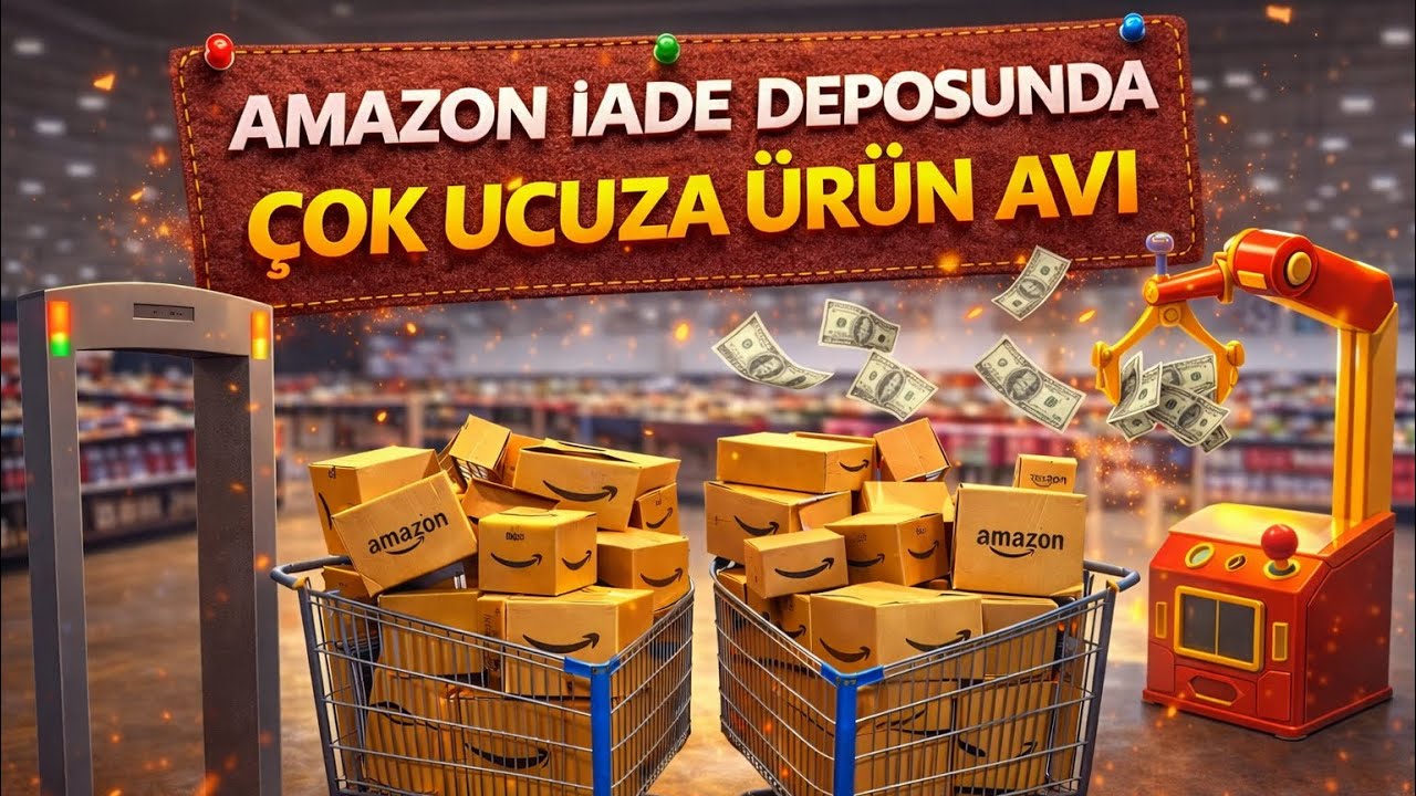 AMAZON İADE DEPOSU  DAMPİNG! 5 DOLARA &Uuml;R&Uuml;NLERİ TOPLADIK - &Uuml;R&Uuml;N AVI