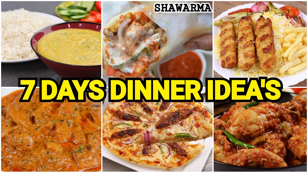 Monday to Sunday Dinner Recipes by (YES I CAN COOK)