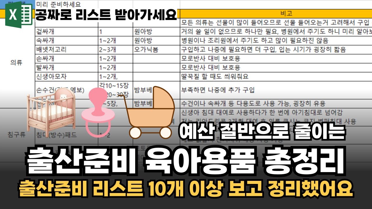출산준비 육아용품 총정리,출산용품 리스트,내돈내산 신생아 육아템