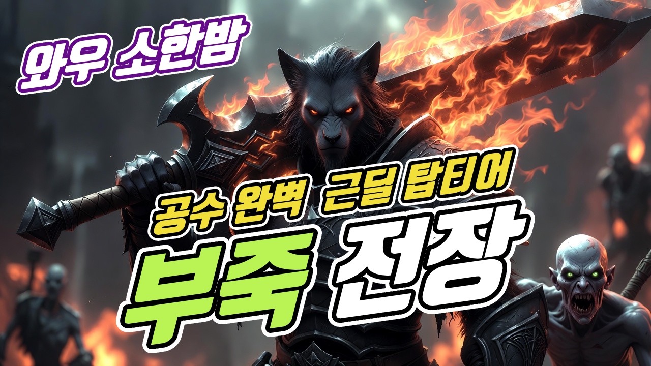 02 24 와우 소한밤 / 부죽 전장 / 한밤때도 이렇게만 가자 😎