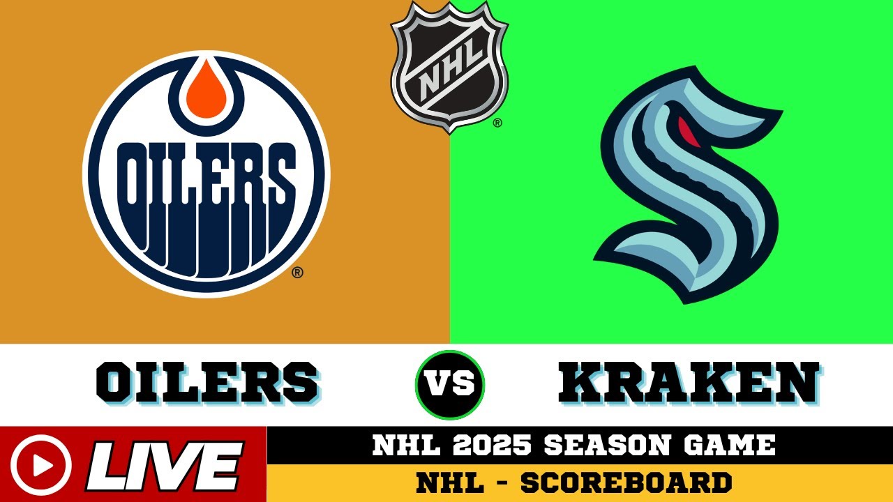 Seattle Kraken Vs Edmonton Oilers | NHL 2025 | NHL Live SCOREBOARD | Dec 5 2025