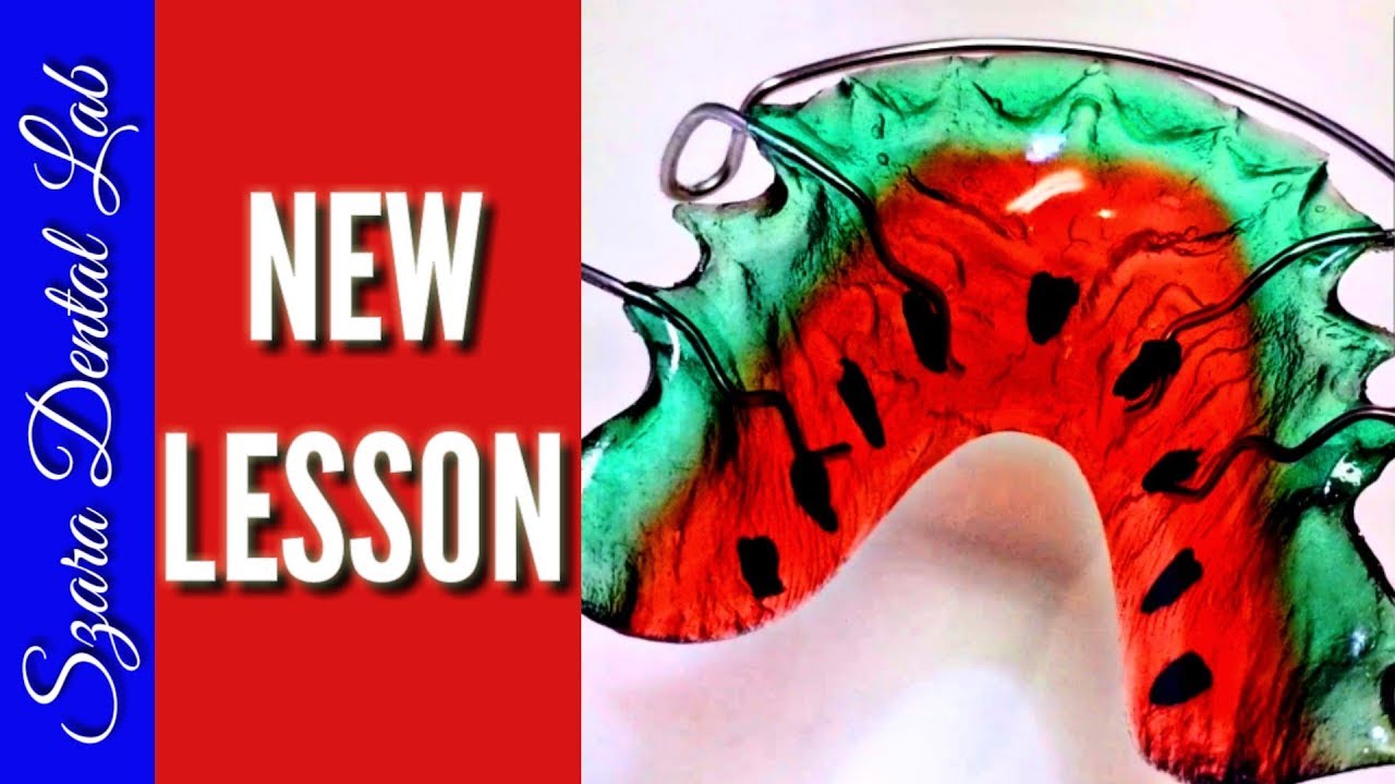 NEW Ortho How to make a Watermelon Retainer by Szara Dental