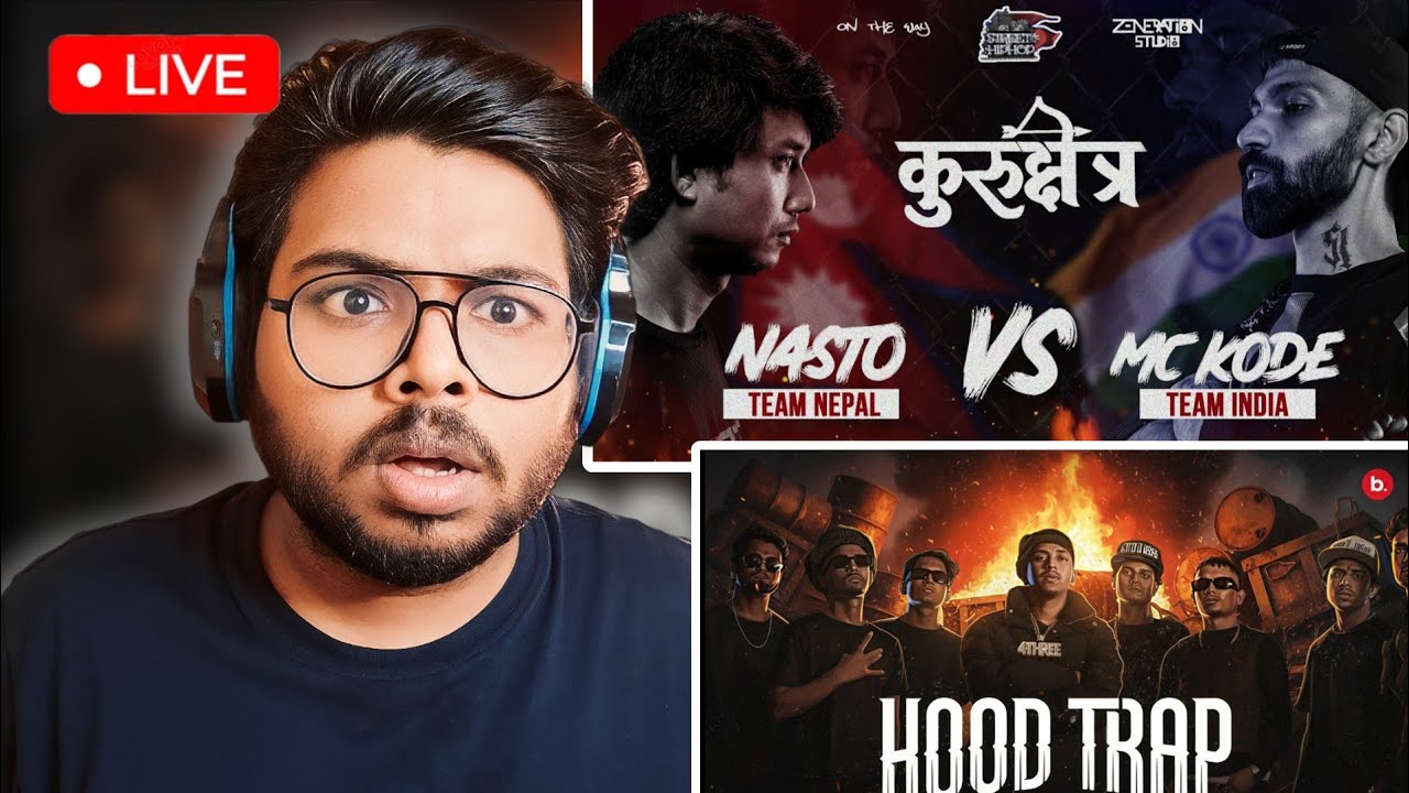 RAP BATTLE BETWEEN NASTO vs MC KODE REACTION | VIJAY DK HOOD TRAP REACTION & MUCH MORE...
