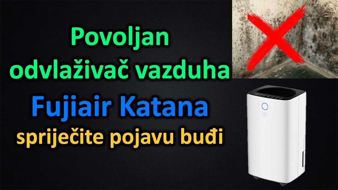Odvlaživač vazduha FujiAir Katana - povoljan način da se riješite vlage i buđi sa zidova