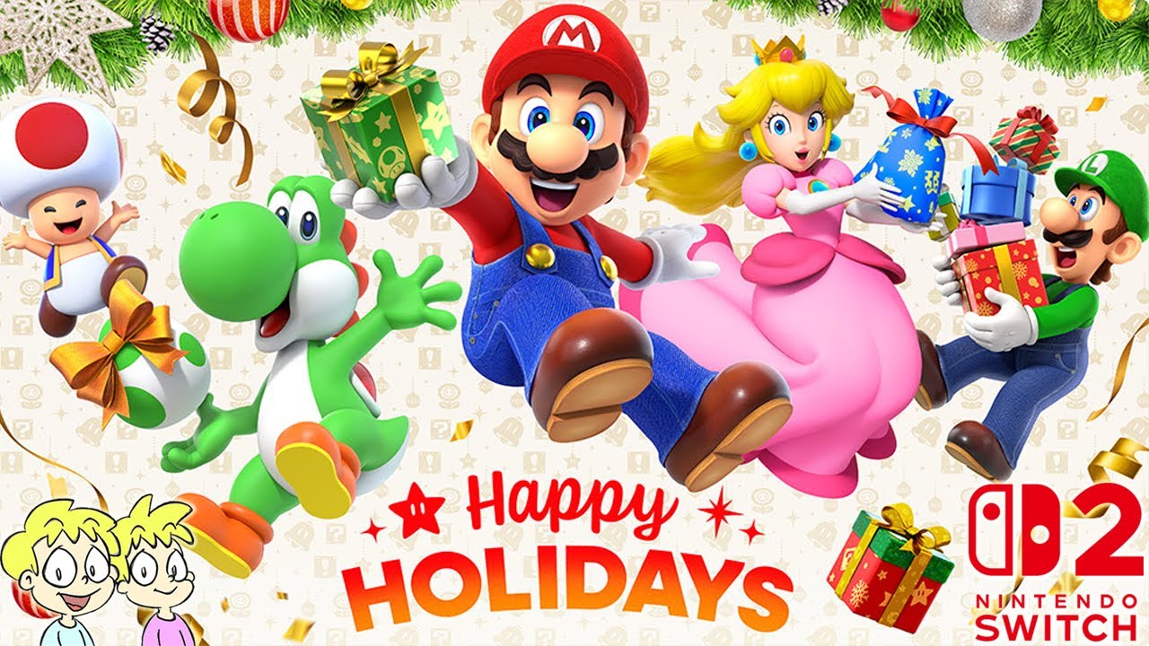 Nintendo Switch Online - Happy Holidays 2025 Home Page Theme - Nintendo Switch 2 