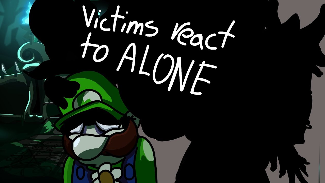 Victims react to Mario madness v2 part 12.5 alone/beta Luigi