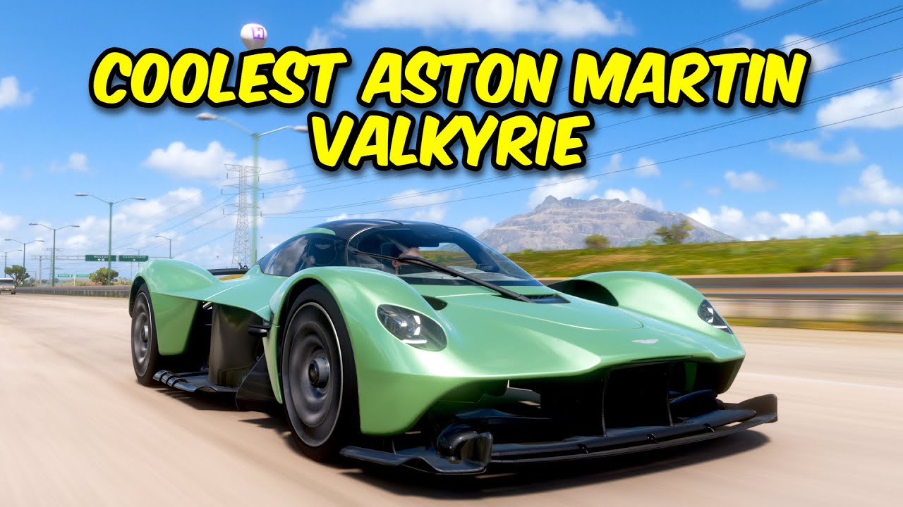 This Aston Martin Valkyrie Sounds like F1 in Forza Horizon 5