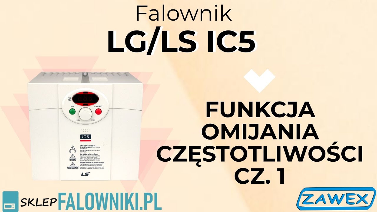 Funkcja omijania częstotliwości w falowniku LG/LS iC5 - sklepfalowniki.pl