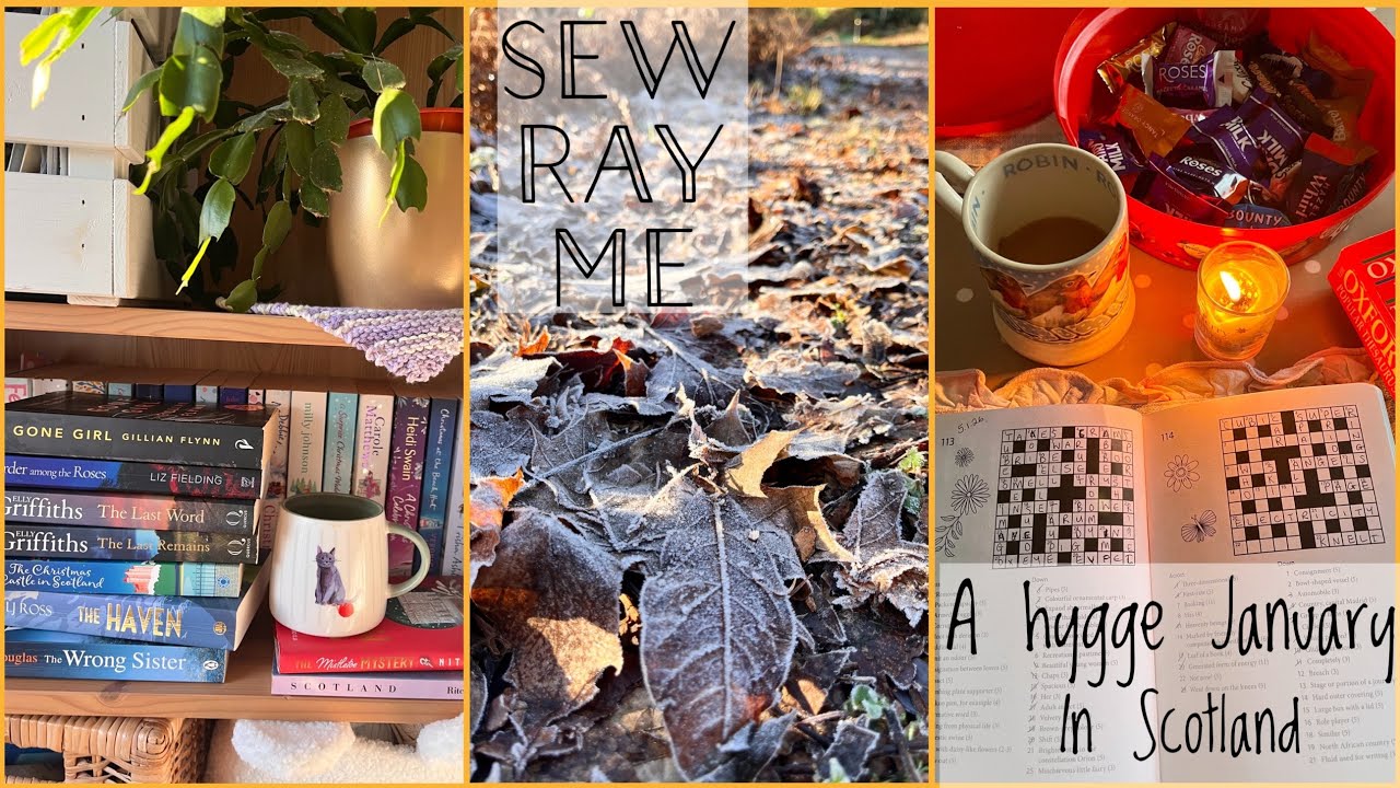 Sew Ray Me ~ уютный январь в Шотландии ❤️ •дневник•книги•вязание•шитье•природа•