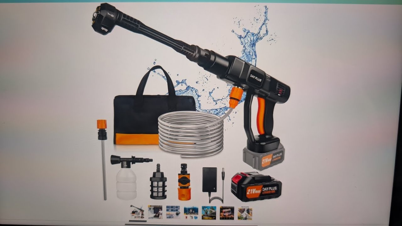 Day Plus battery jet washer