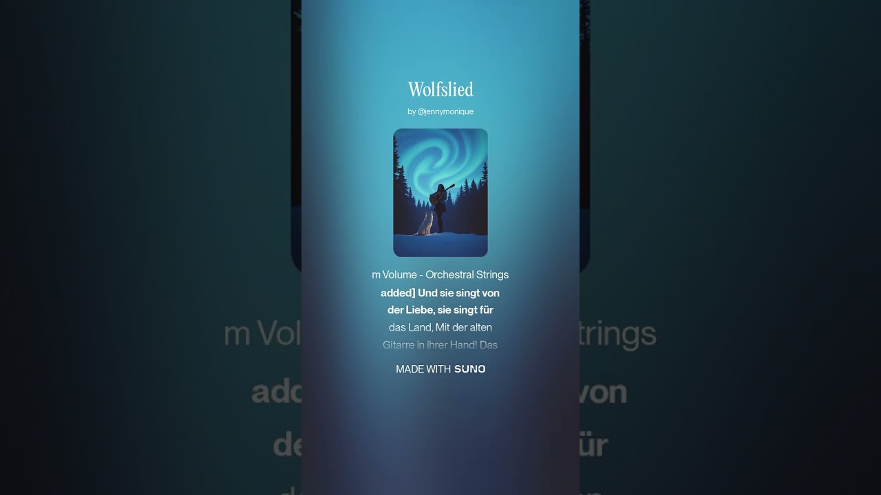 Mein neues Lied ist fertig komplett geschrieben und in Musik umgewandelt 