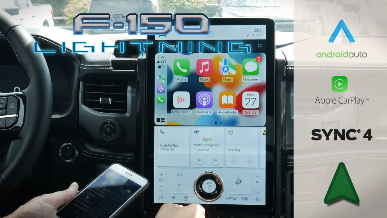 Sync4 in the Ford F150 | Connecting a phone, pre-conditioning, navigation and more!