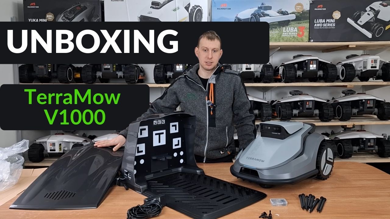 Unboxing robota koszącego Terramow V1000