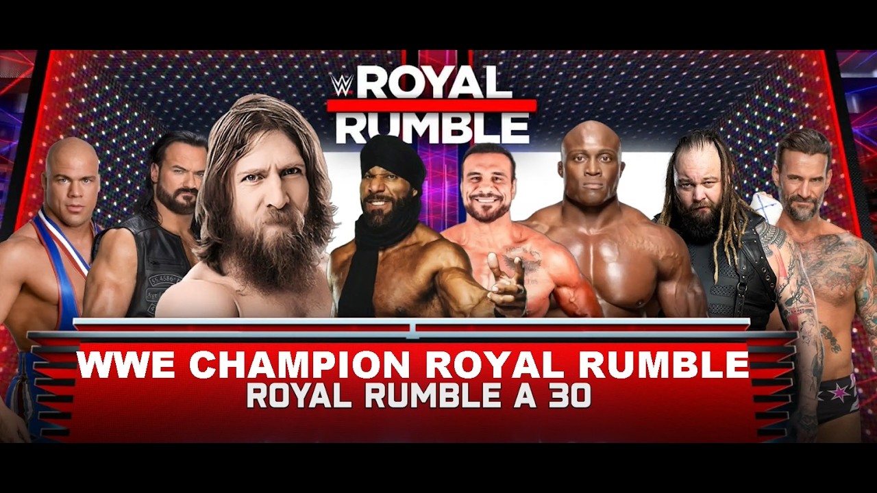 WWE 2K25 - ROYAL RUMBLE WWE CHAMPIONS MATCH