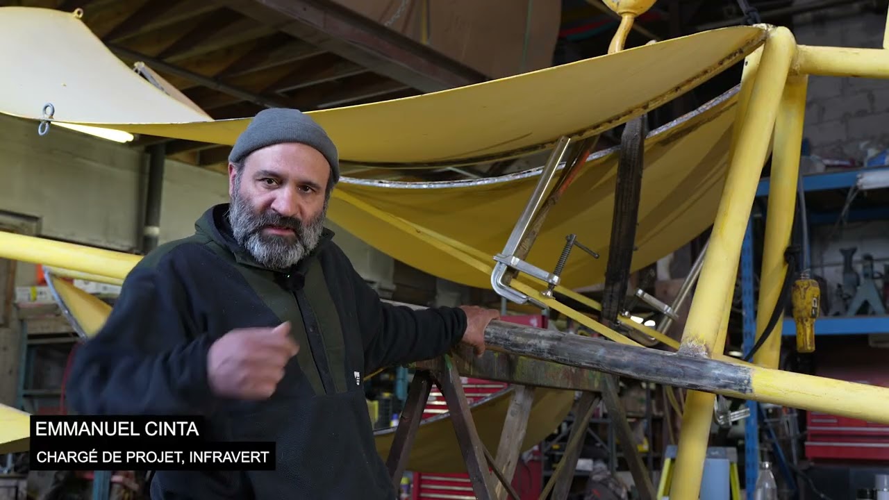 La restauration des œuvres d’art public en acier peint