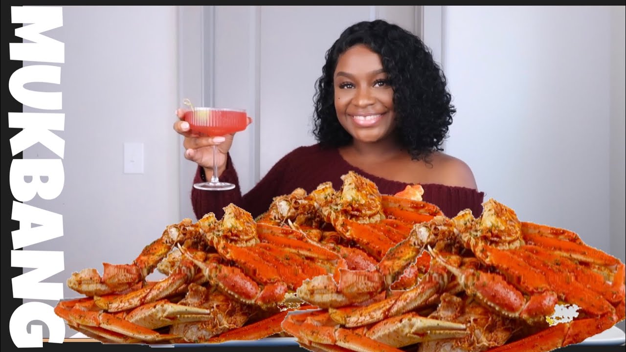 SPICY GIANT CRAB LEGS + SEAFOOD BOIL MUKBANG | STORYTIME