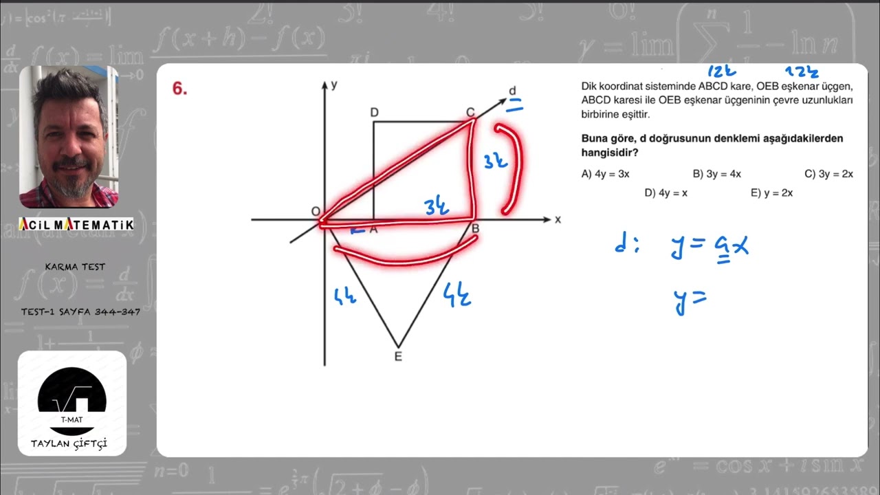 ACİL YAYINLARI GEOMETRİ SORU BANKASI (KARMA TEST-1 SAYFA 344-347)