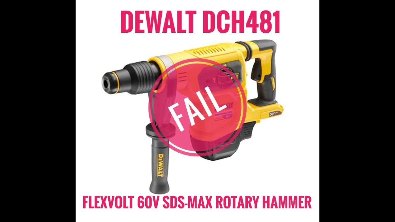 Dewalt Flexvolt DCH481 60v Max Cordless 1 9/16