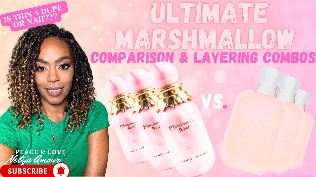 💕THE ULTIMATE Comparison & Layering Guide Marshmallow Blush vs. Yum Boujee 🍭🧁 #middleeastfragrance
