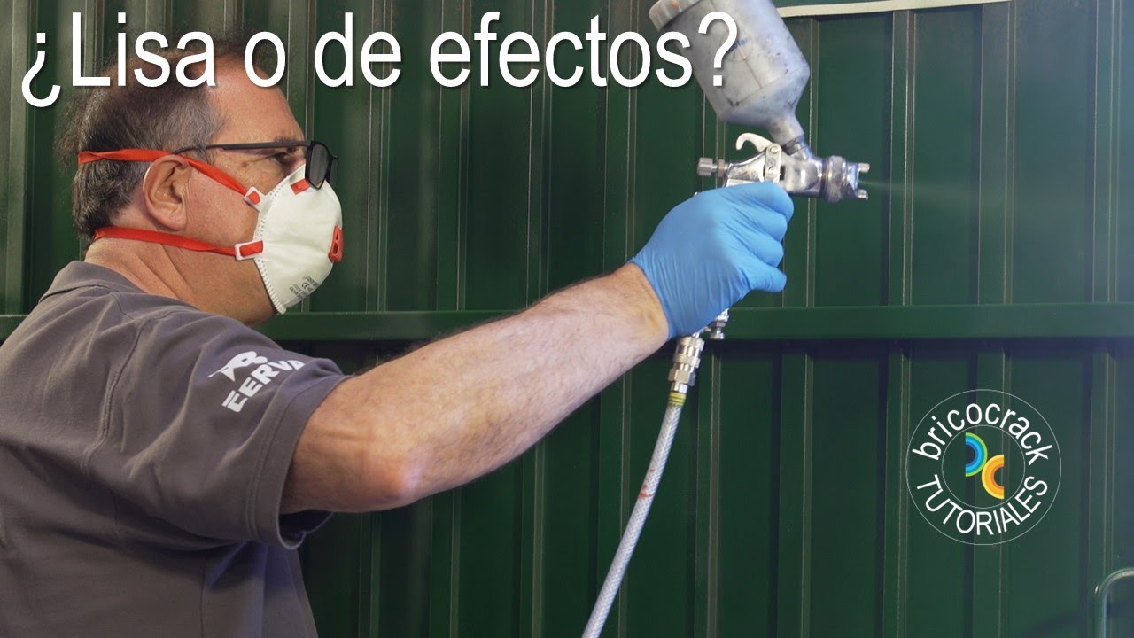 Pinturas antioxidantes: ¿mejor lisas o de efectos? (Bricocrack)