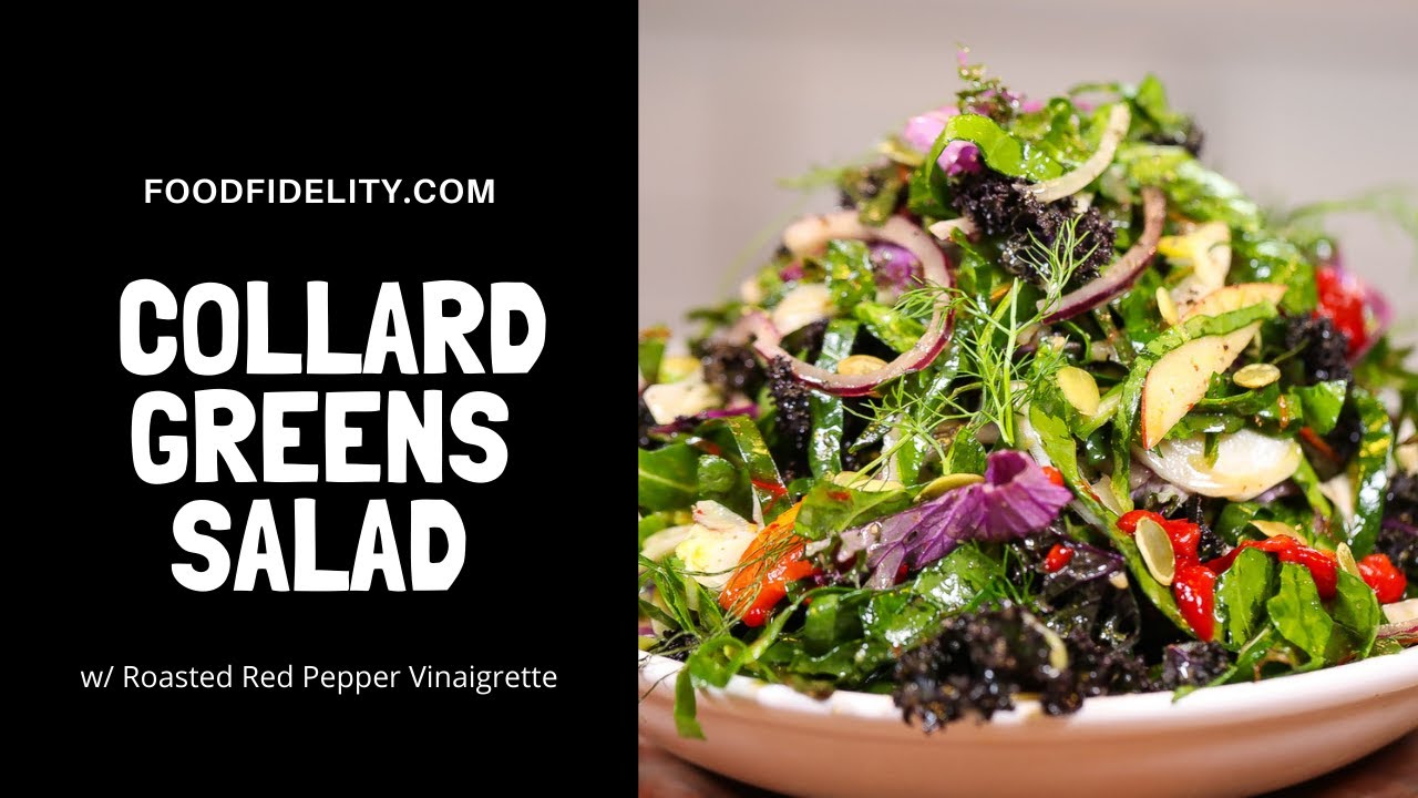 How To Make A Healthy & Delicious Collard Greens Salad