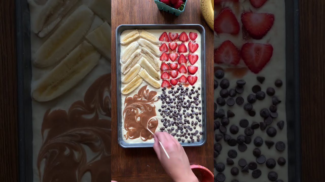 Four-Flavor Sheet Pan Pancakes