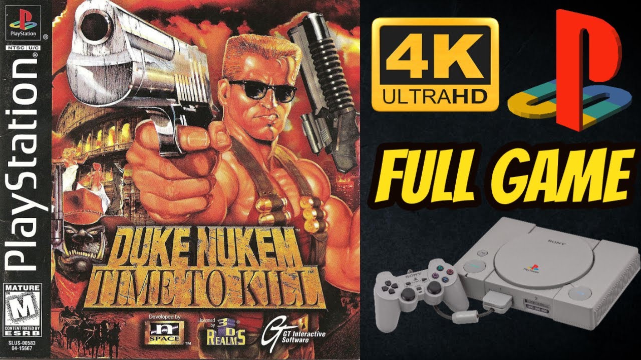 Duke Nukem: Time to Kill | 4K60ᶠᵖˢ UHD🔴 | PS1 | Longplay Walkthrough Playthrough Full Movie Game