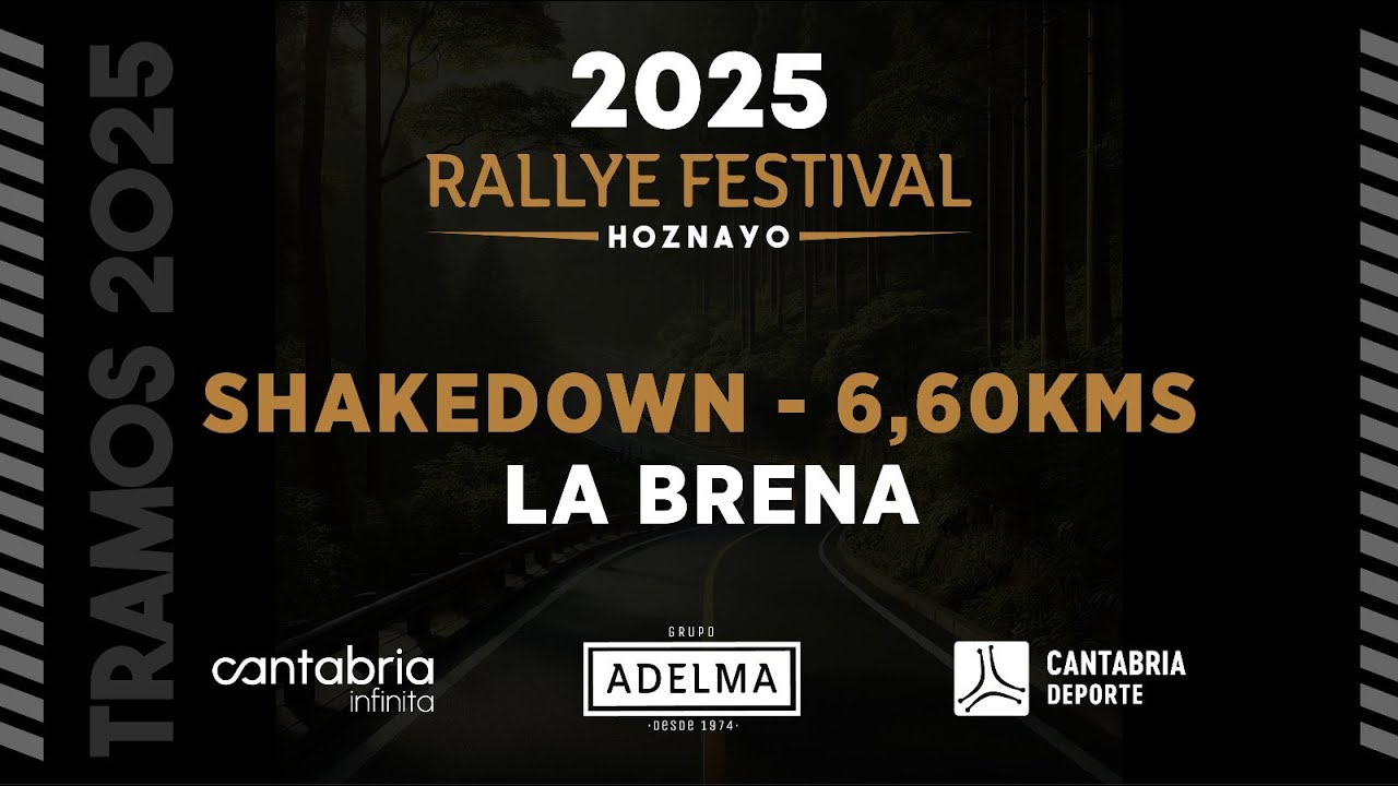 SHAKEDOWN LA BRENA | Rallye Festival Hoznayo 2025