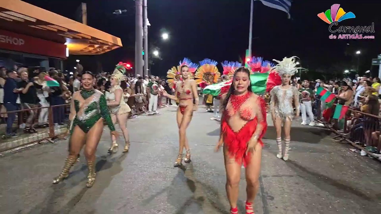 Mini desfile de Escuela de Samba Barrio Rampla