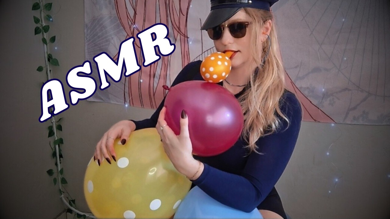 ASMR Balloon Sounds🎈 | Off-Duty Cop Theme