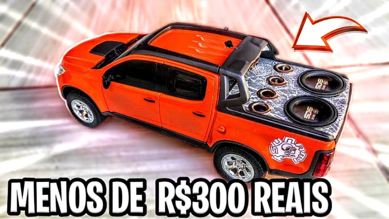 Como Fazer Miniatura com som gastando pouco