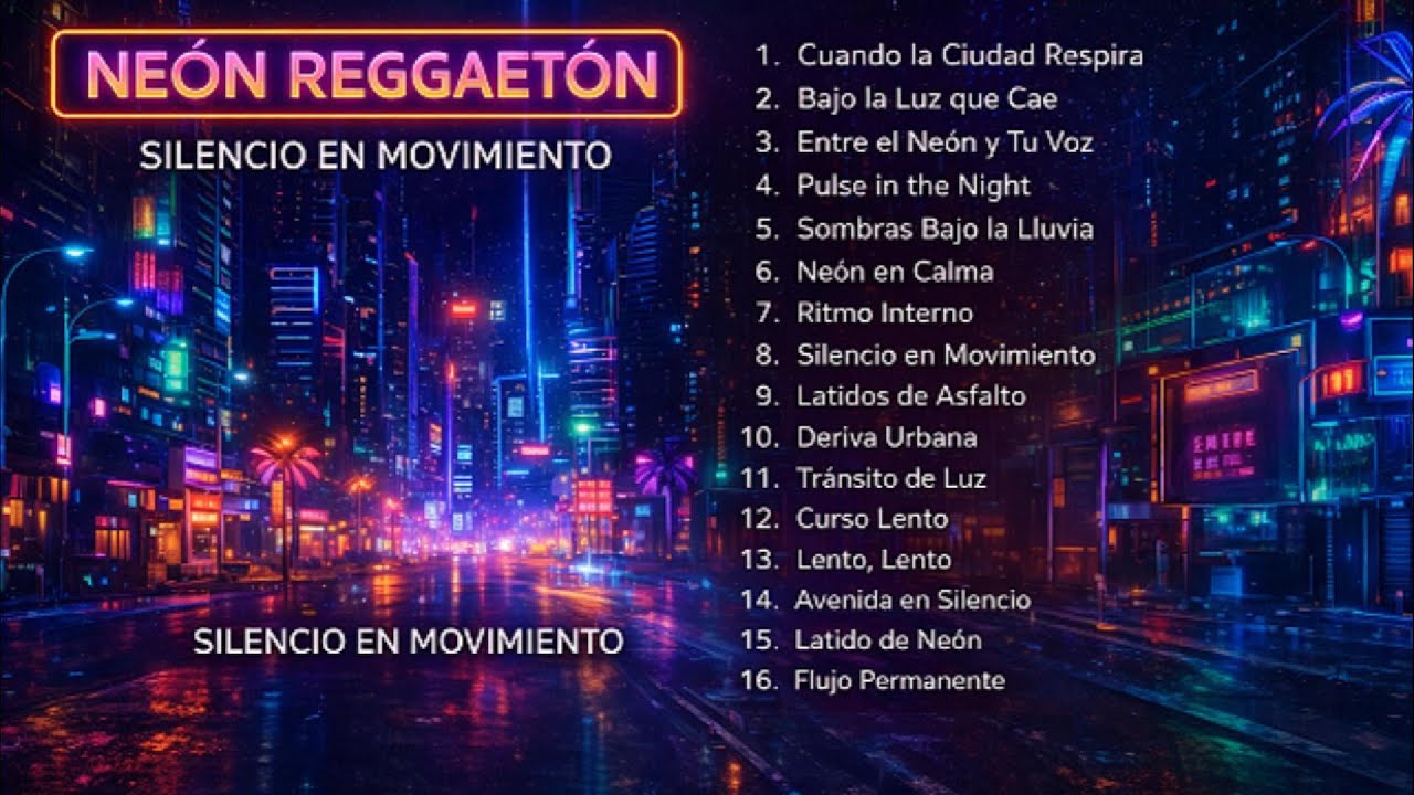 Neón Reggaetón — Silencio en Movimiento | Reggaetón Nocturno Futurista