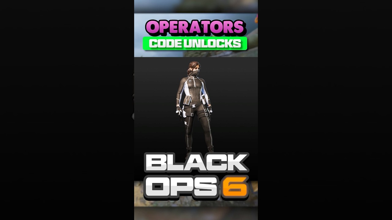 BO6 - 3 Operator Unlocks