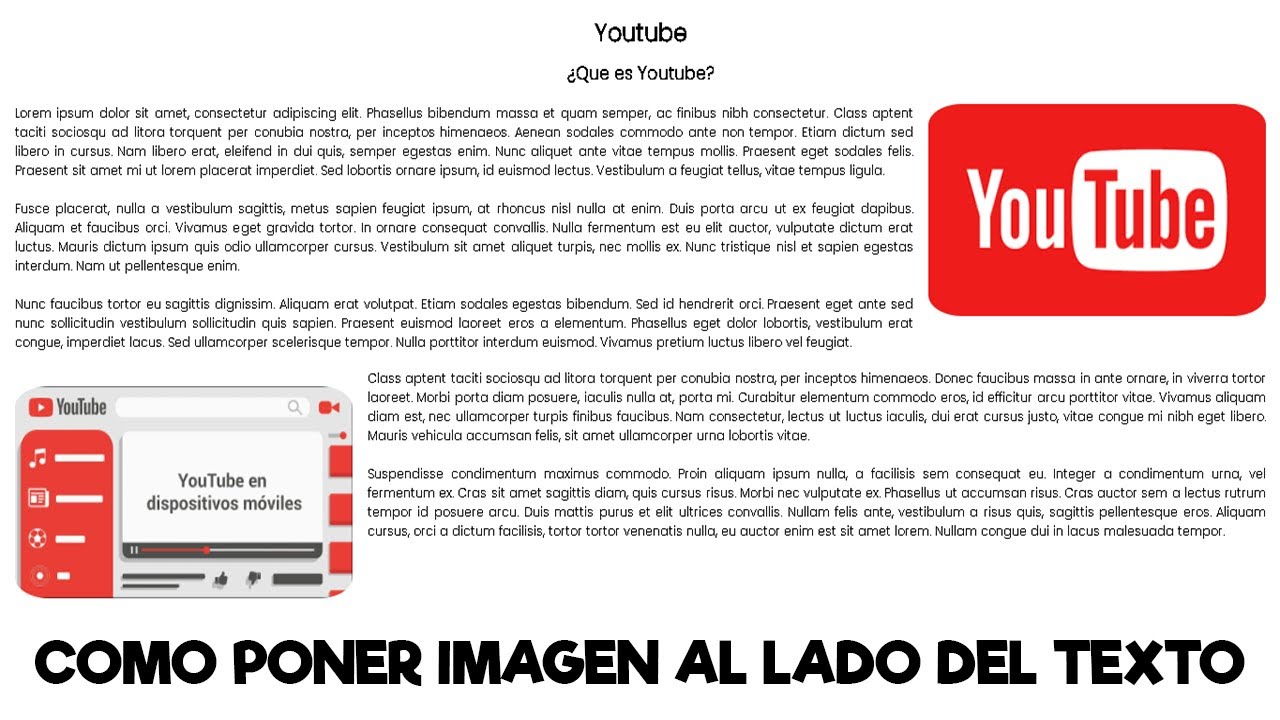 COMO PONER IMAGEN AL LADO DEL TEXTO HTML Y CSS - APRENDE CODIGO