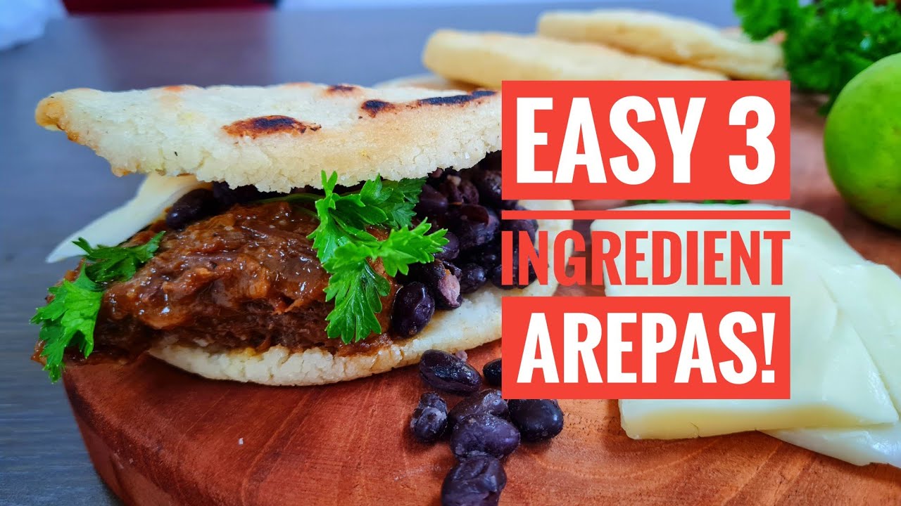 VERY EASY Arepa Recipe| Only 3 Ingredients!