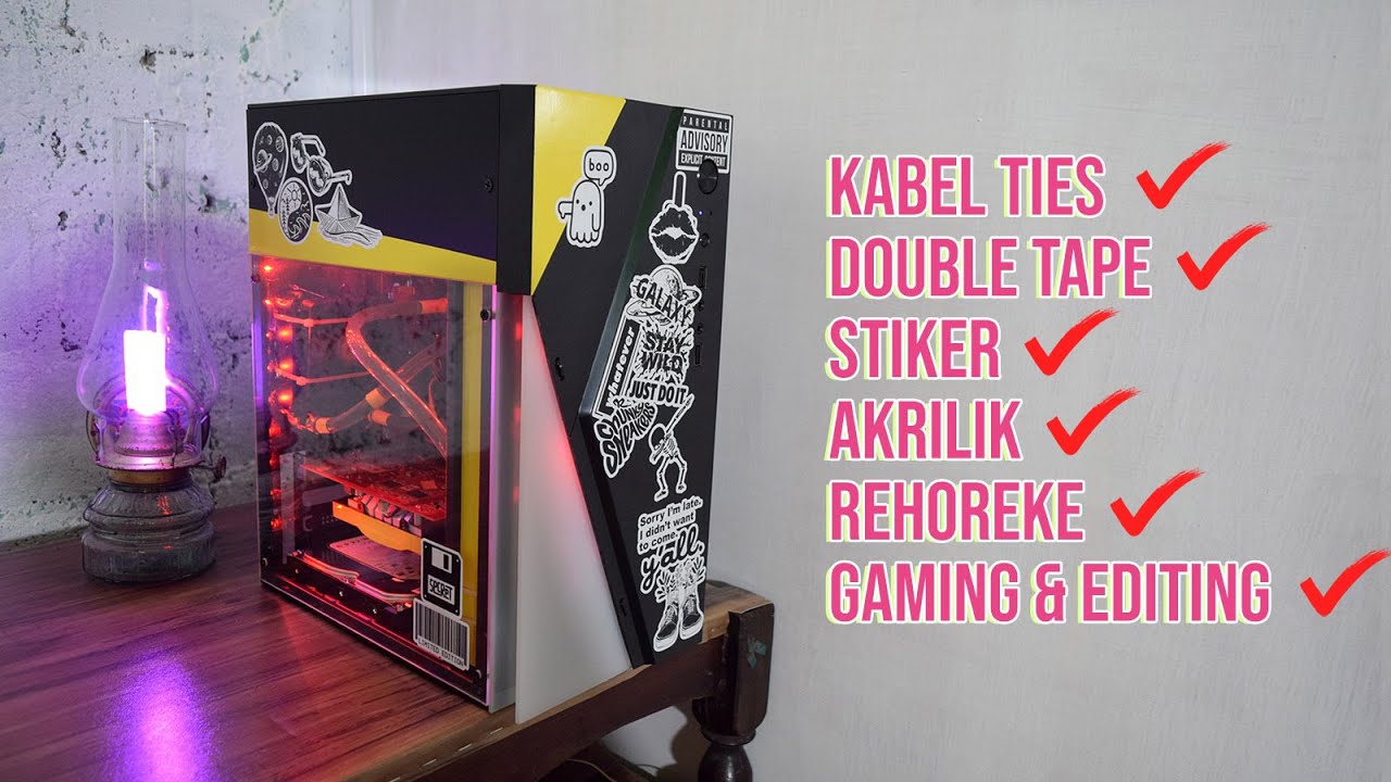 Rakit PC Gaming Murah, 1 Juta an Tahun 2022 Udah Watercooling 🧐 #RTXON #KEREHORE On