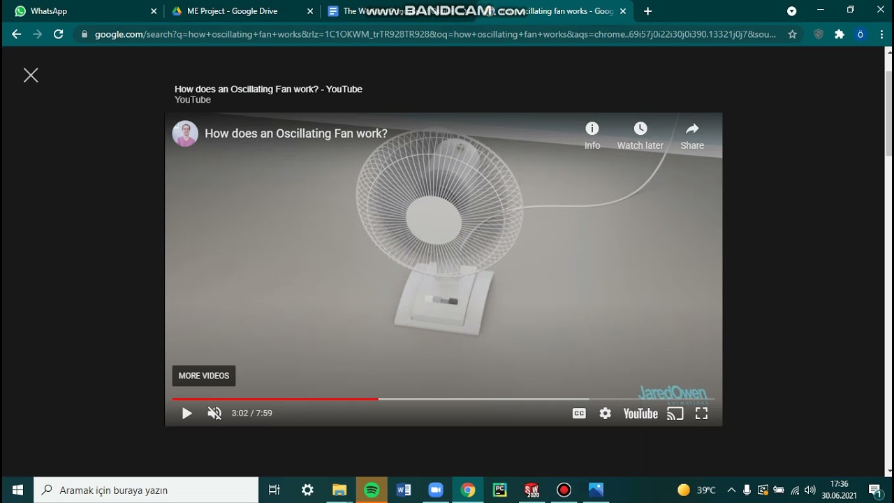 ME 120 |  FINAL PRESENTATION |OSCILLATING MECHANISM (OSCILLATING FAN)