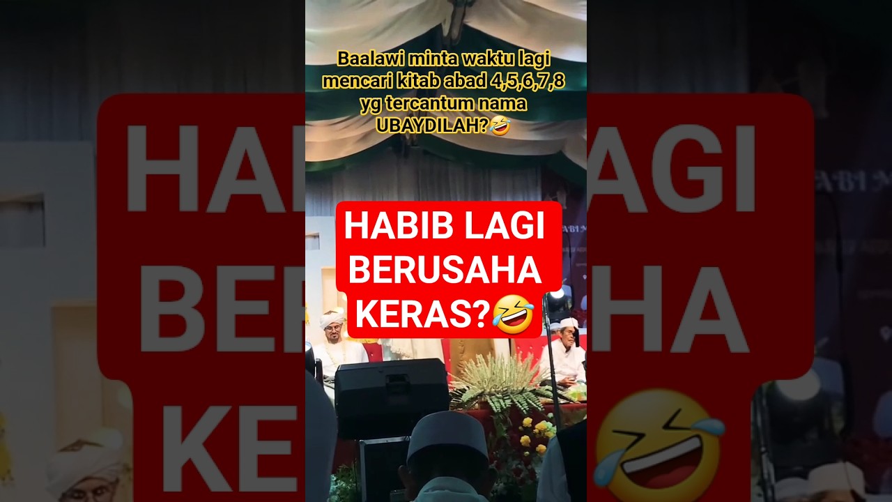 HABIB LAGI BERUSAHA KERAS