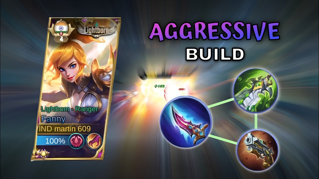 FANNY MOST INSANELY AGGRESSIVE & PERFECT HIGH DAMAGE BUILD 2023 | (100% BROKEN😱🔥)- MLBB