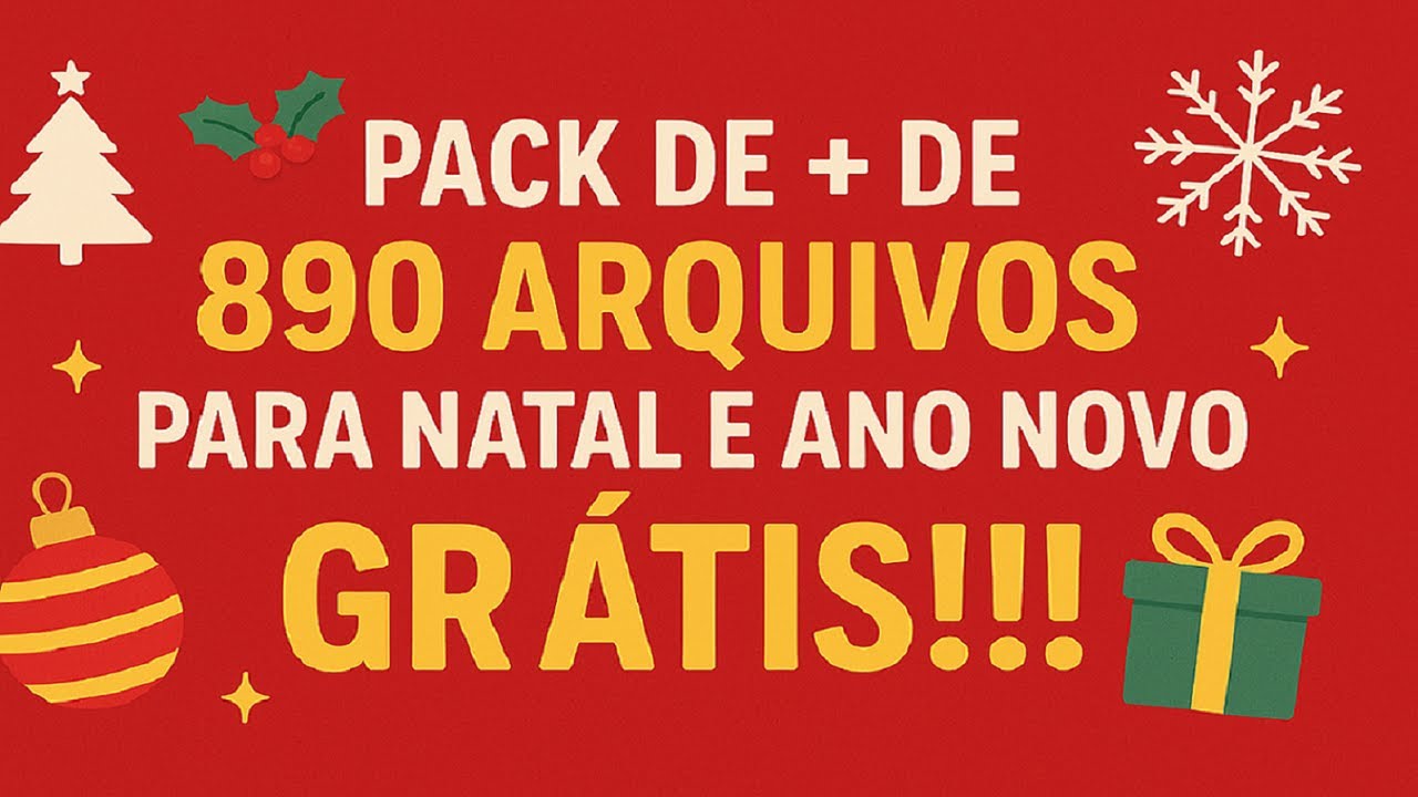 VINHETAS,TRILHAS,MUSICAS ,EFEITOS . PACK COM + DE 890 ARQUIVOS NATAL E ANO NOVO.  LINK NA DESCRI&Ccedil;AO