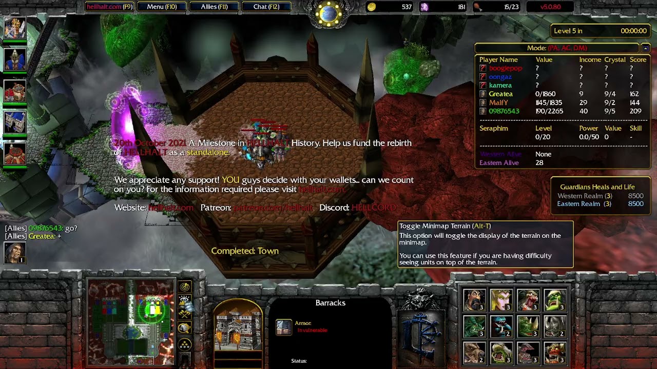 HellHalt TD! (new series #141) Winning with tusks