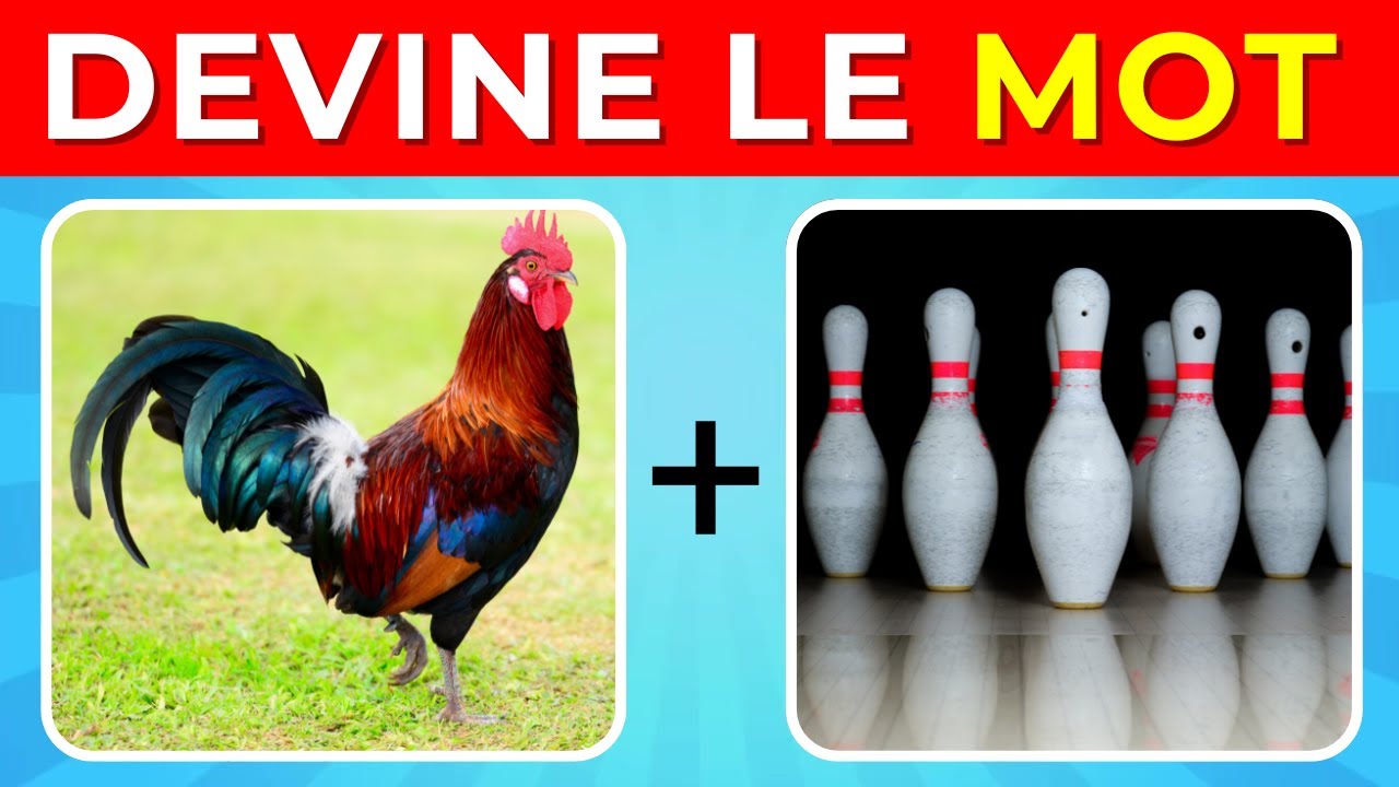 30 Mots à Deviner avec des Images ! Quiz Rébus ✨️