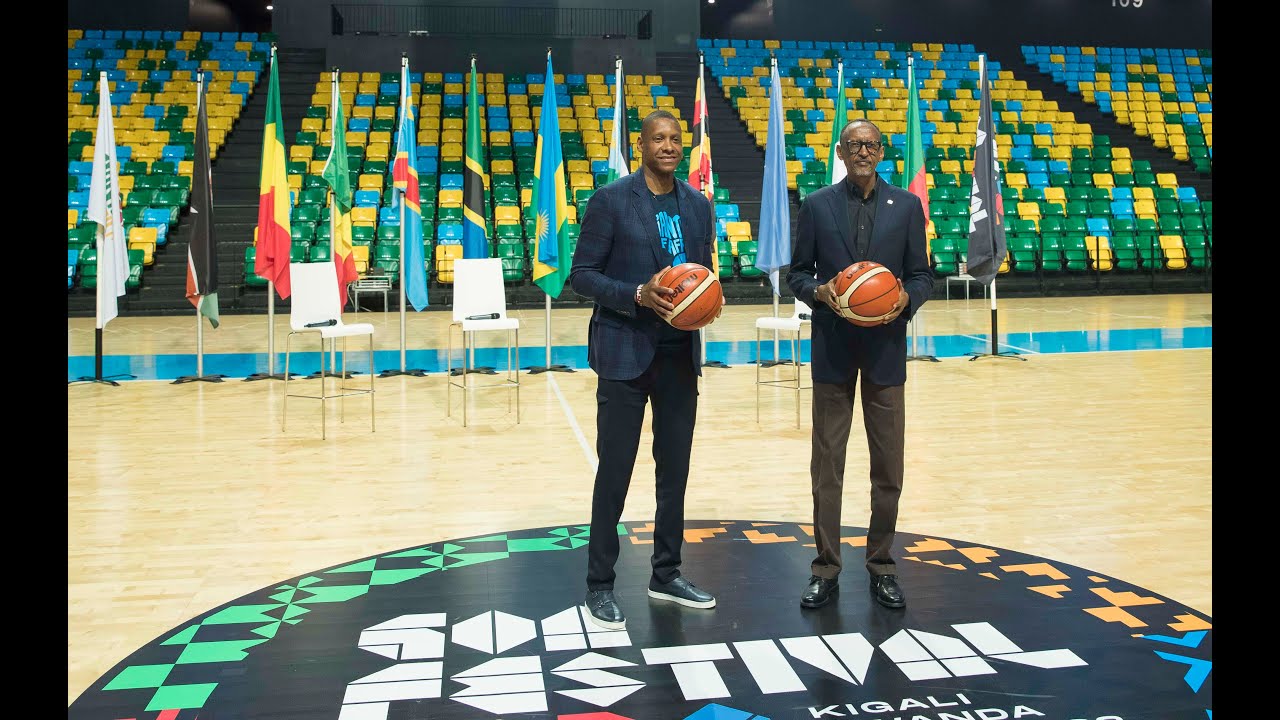 President Kagame and Masai Ujiri Launches Giants of Africa Festival in Kigali