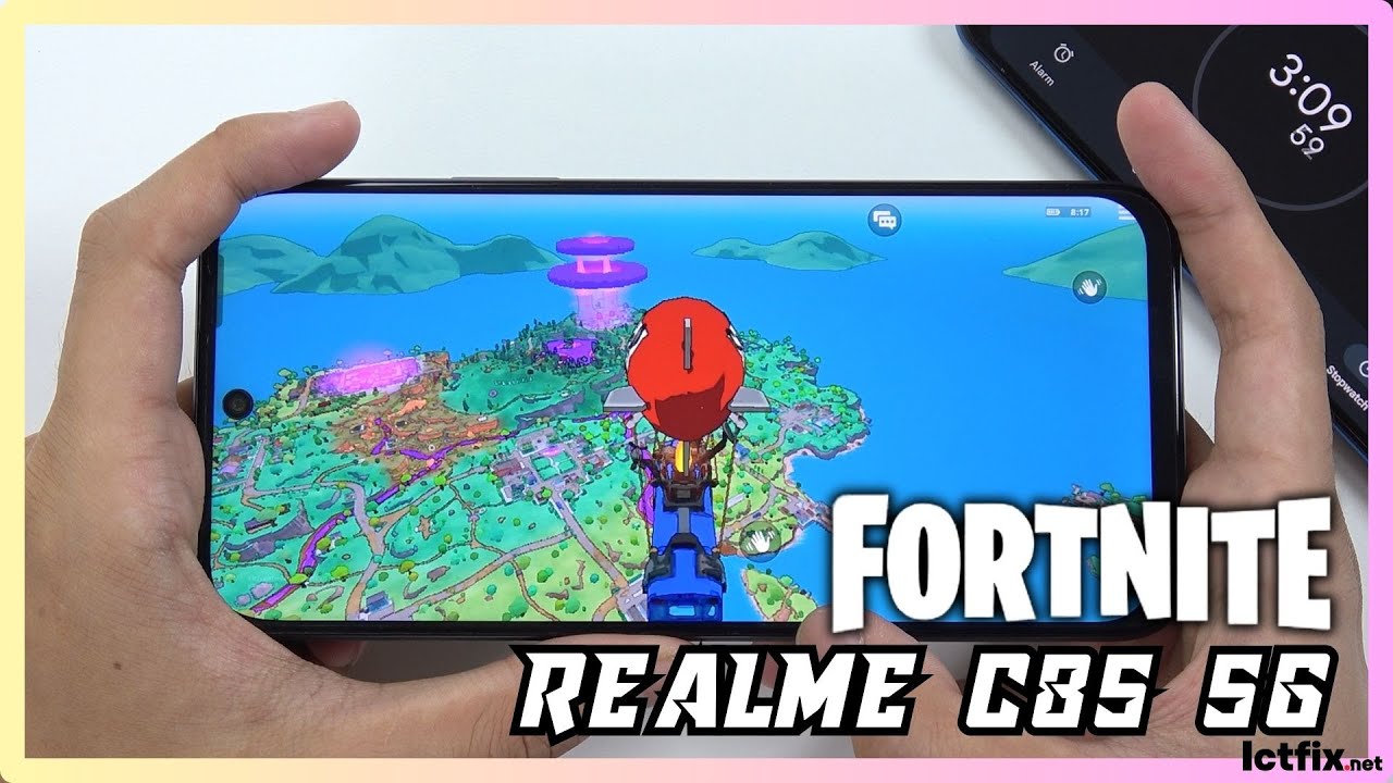 Realme C85 Fortnite Mobile Gaming test | Dimensity 6300 5G, 144Hz Display