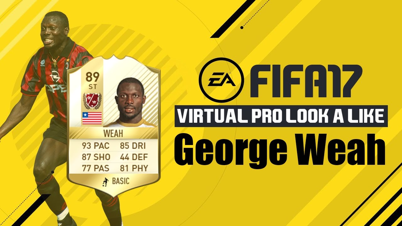FIFA17 | VIRTUAL PRO LOOK A LIKE | GEORGE WEAH