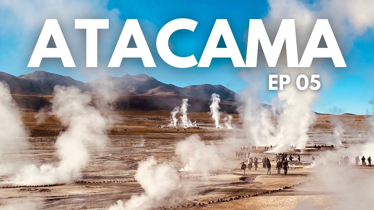 EXPLORANDO o incr&iacute;vel GEYSER EL TATIO no DESERTO DO ATACAMA