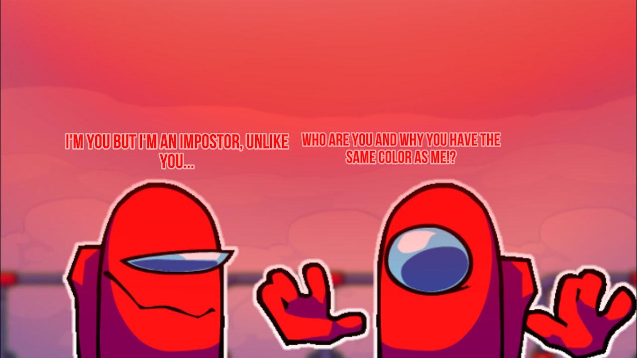 Confronting “Imp”self - FNF Confronting Yourself, but Red Impostor & Red Crewmate sings it (cover)