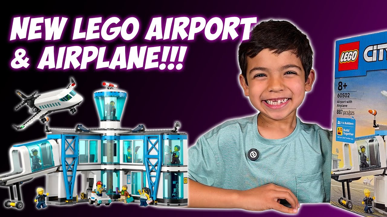 NEW LEGO CITY (60502) AIRPORT WITH AIRPLANE!!