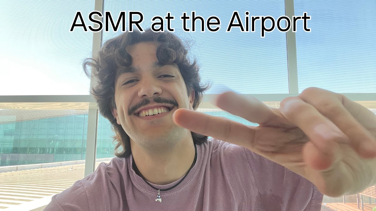ASMR at an Airport ✈️ (Public ASMR)